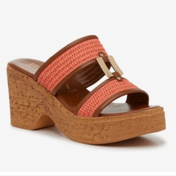 BRAND NEW ITALIAN SHOEMAKERS ELLORA DOUBLE STRAP WOMEN"S SANDAL G1 - Picture 4 of 16